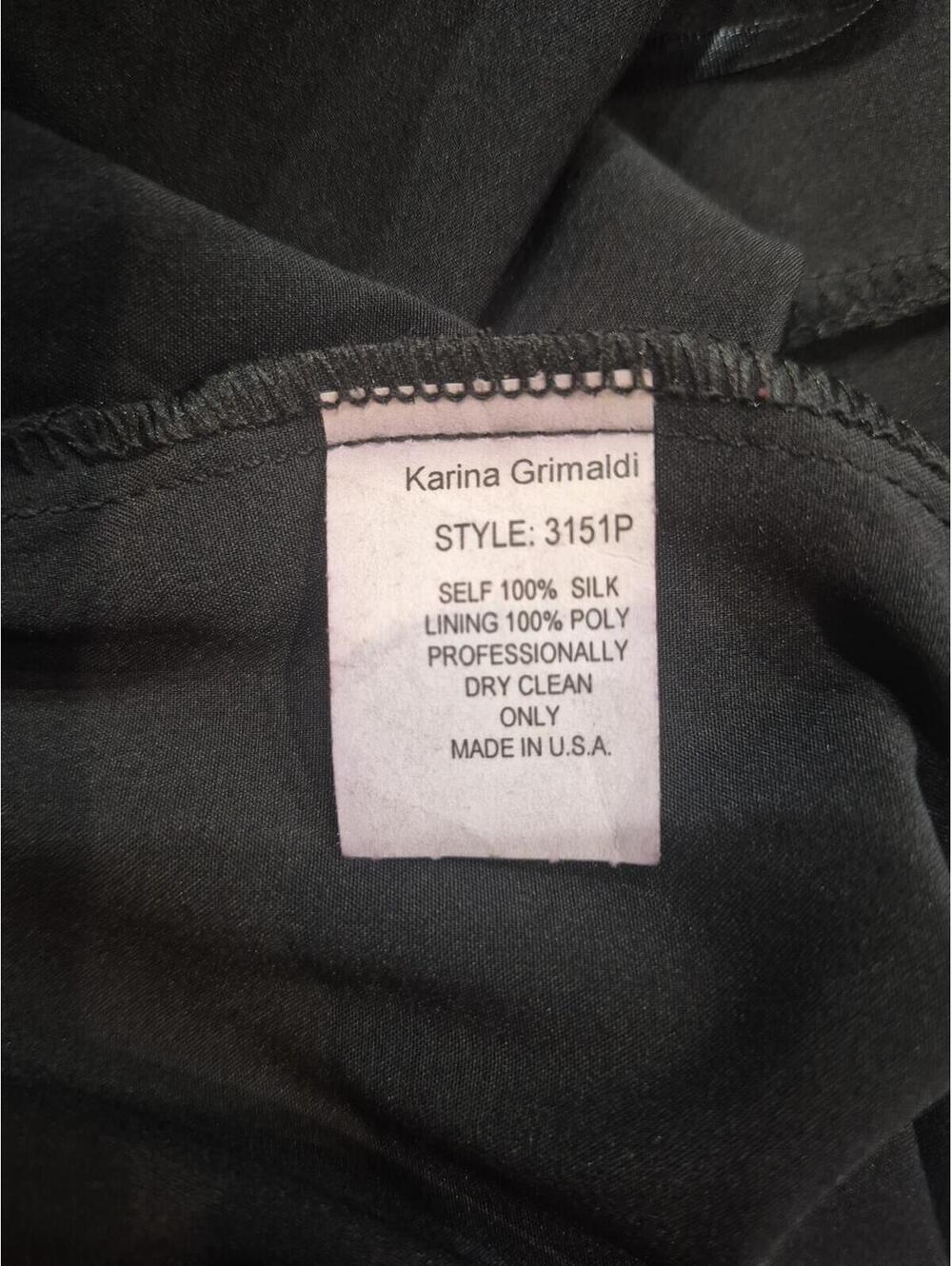 Karina Grimaldi Silk mini dress size small - Picture 6 of 6